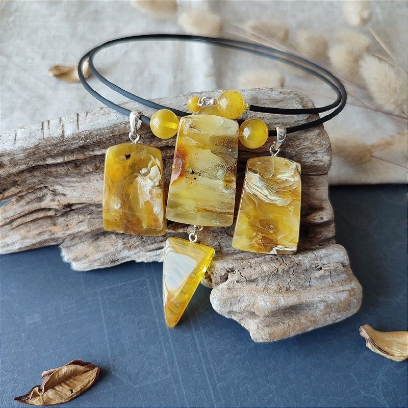 Колье "Хлоя" Янтарь