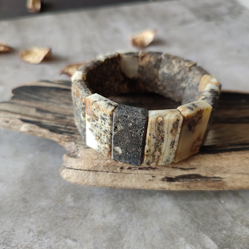 Браслет Мужской янтарь