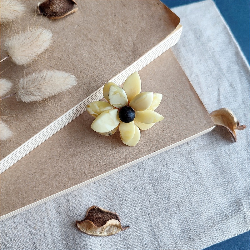 Кольцо, Янтарь,ПСР 1370405376 (4)