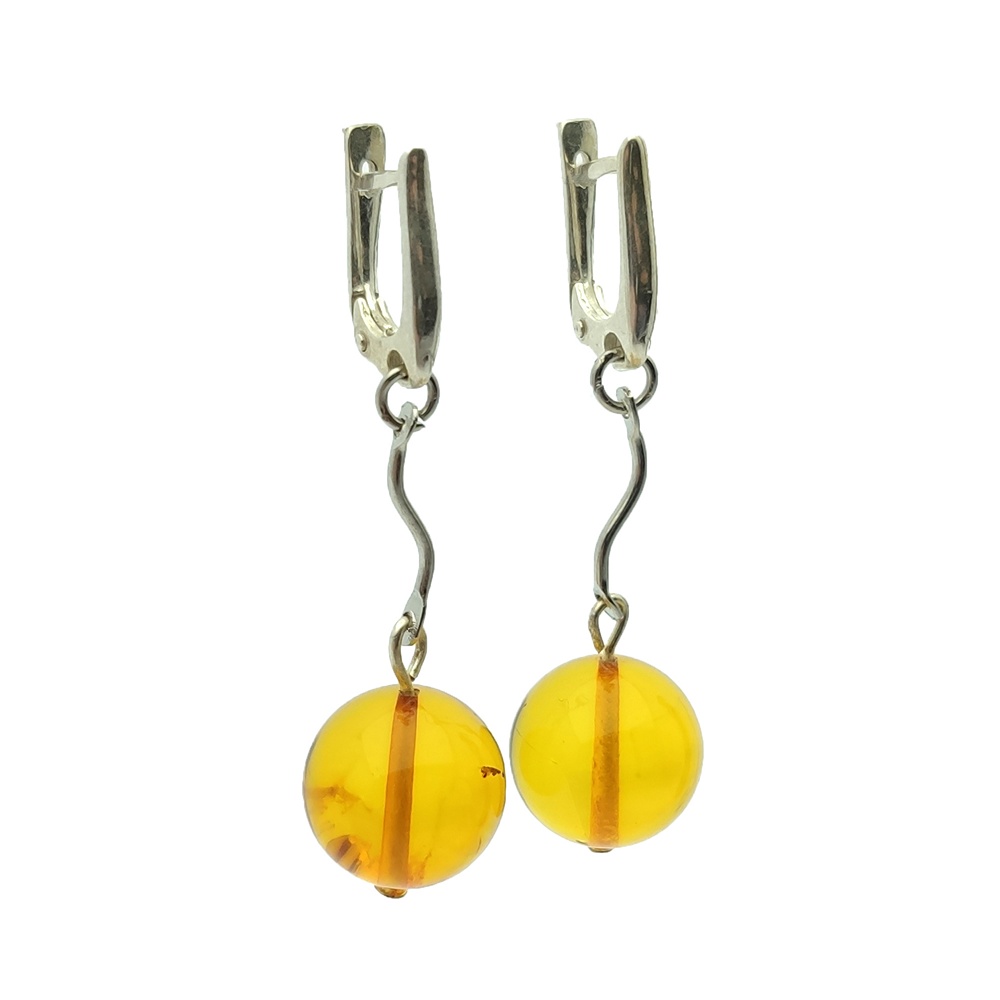 Серьги, Янтарь,ПСР 2123205367