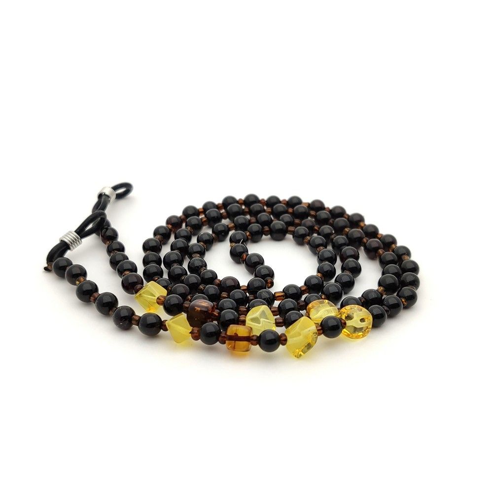 2,Шнурок для очков, янтарь