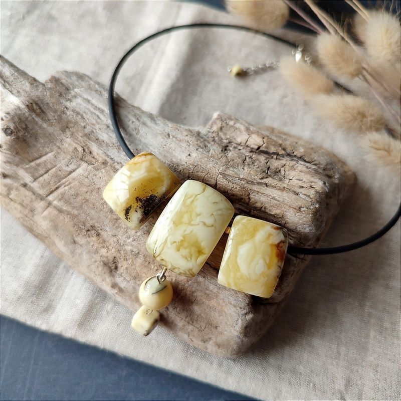 Колье "Хлоя" Янтарь