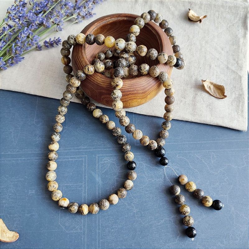 Четки буддийские янтарь