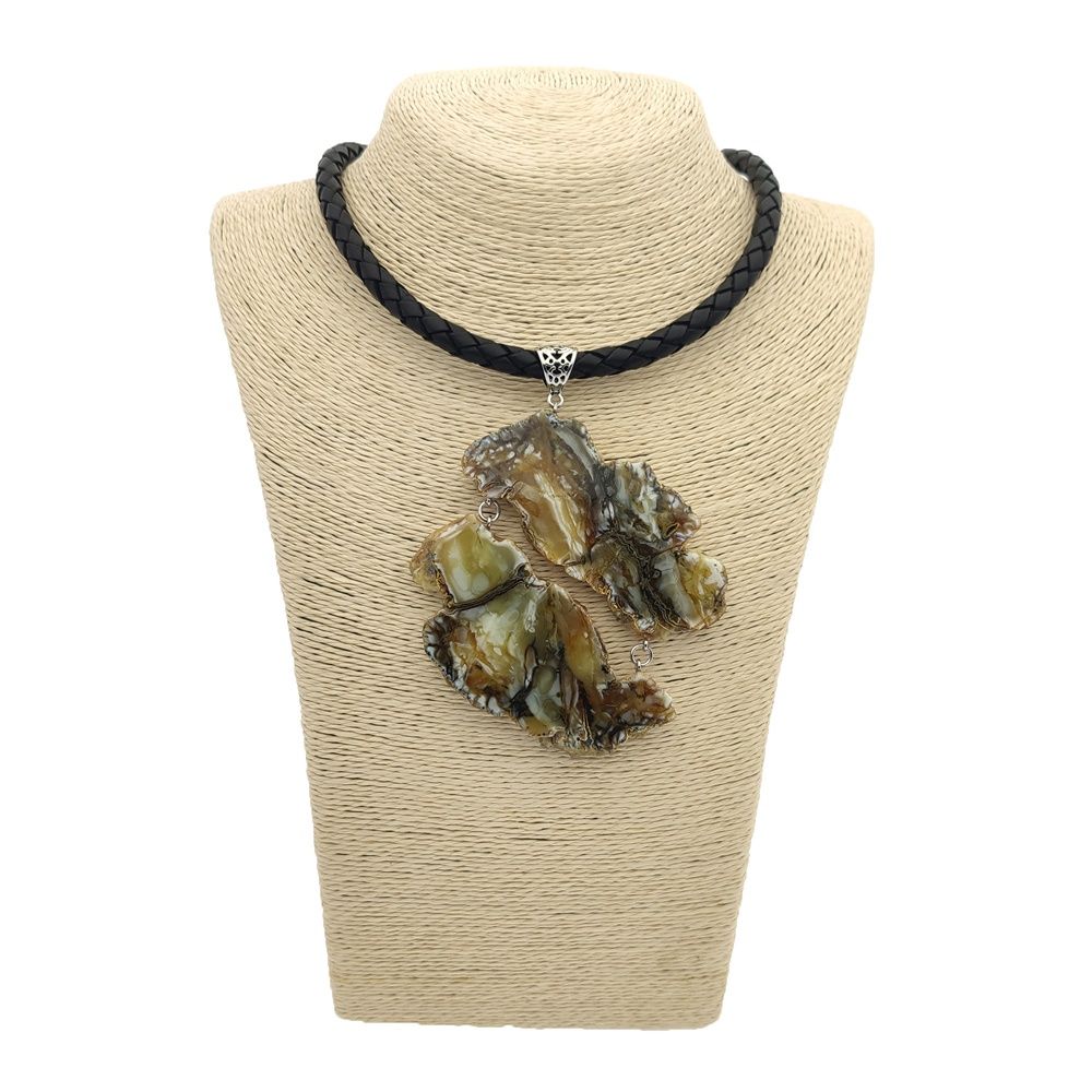 Колье авторское Янтарь