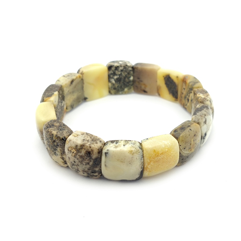 Браслет пласт. янтарь 3031109515