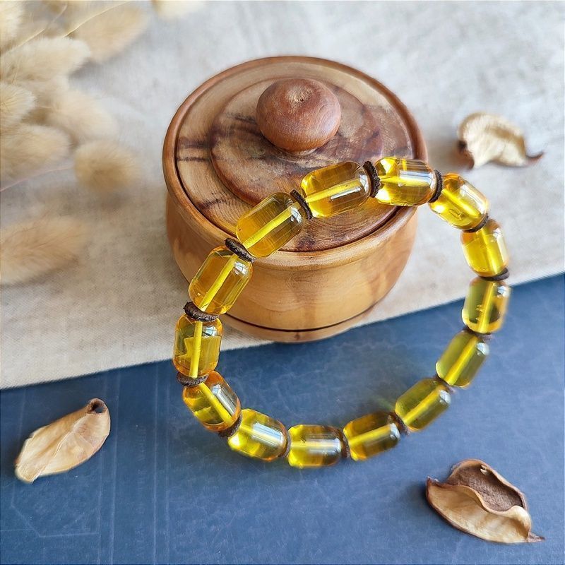 Браслет "Бочата" янтарь