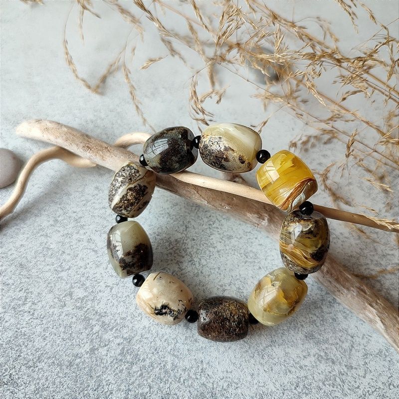 Браслет "Бочата" янтарь