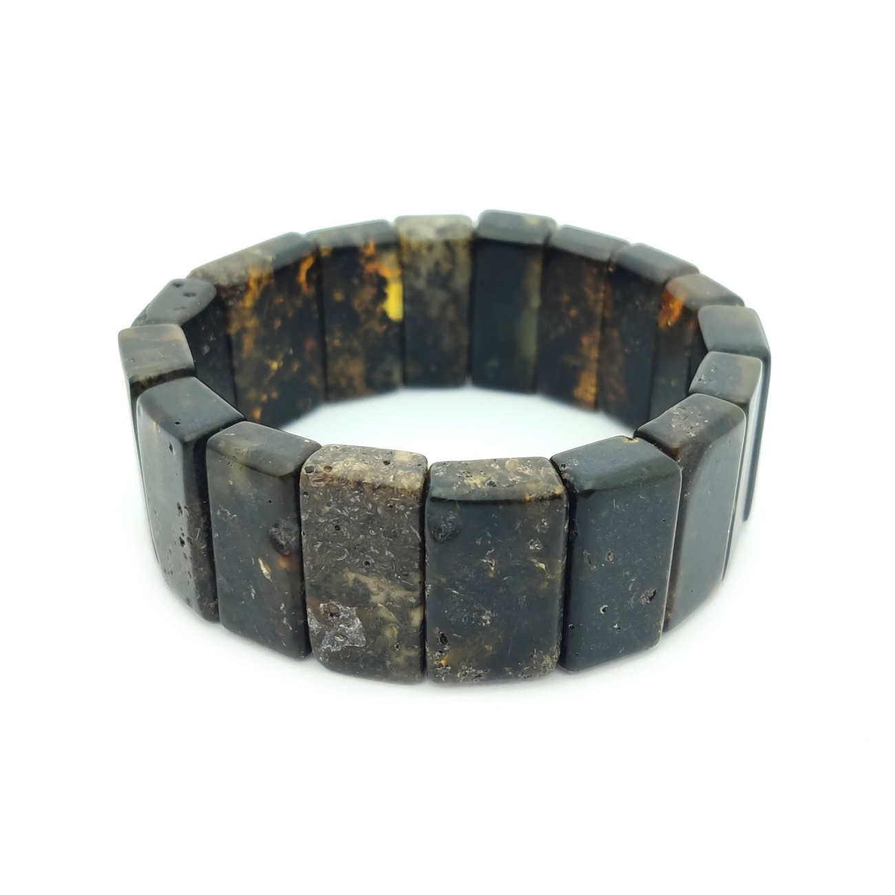 Браслет Муж. янтарь