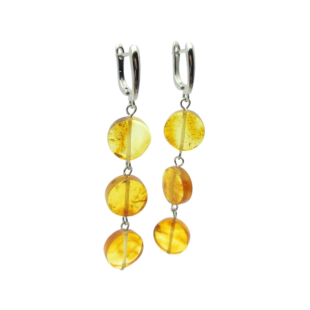 Серьги, Янтарь,ПСР 2403205309