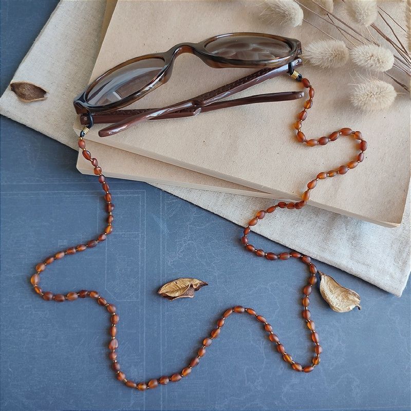 1,Шнурок для очков, янтарь