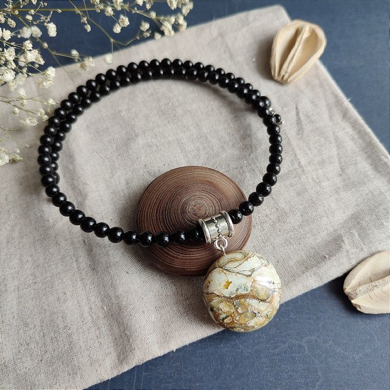 Колье "Италия" Янтарь