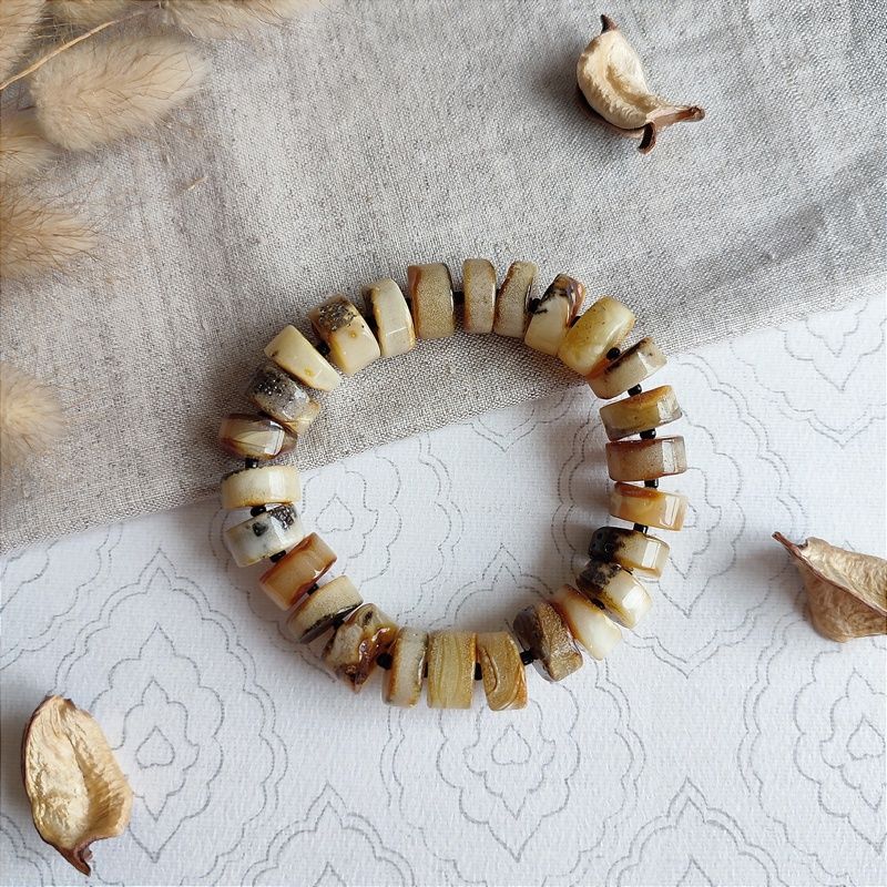 Браслет "Таблетка" янтарь