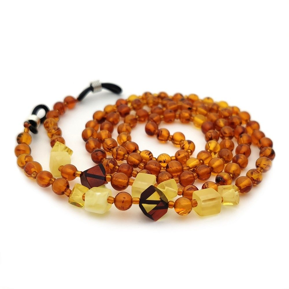 2,Шнурок для очков, янтарь