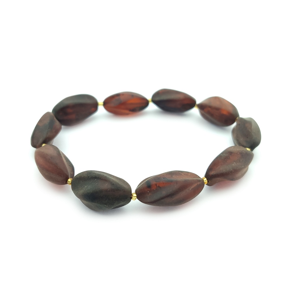 Браслет "Курага" янтарь