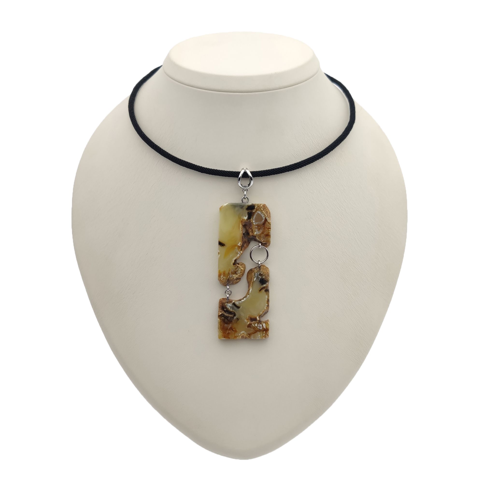 Колье авторское Янтарь
