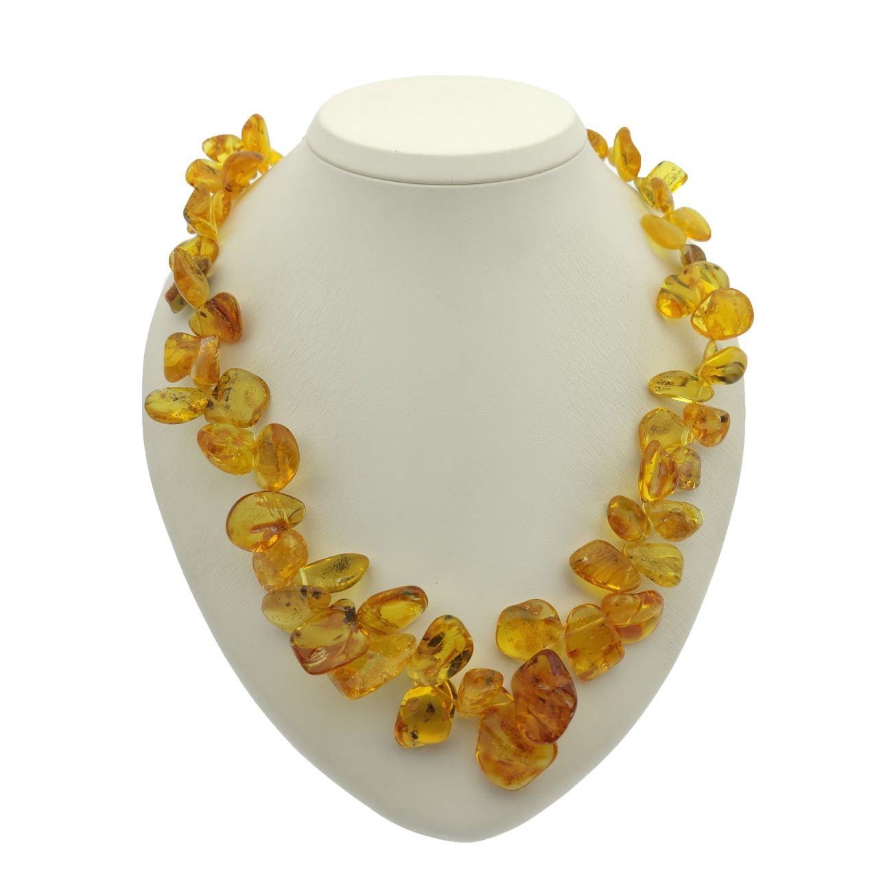 Бусы "Облепиха" янтарь
