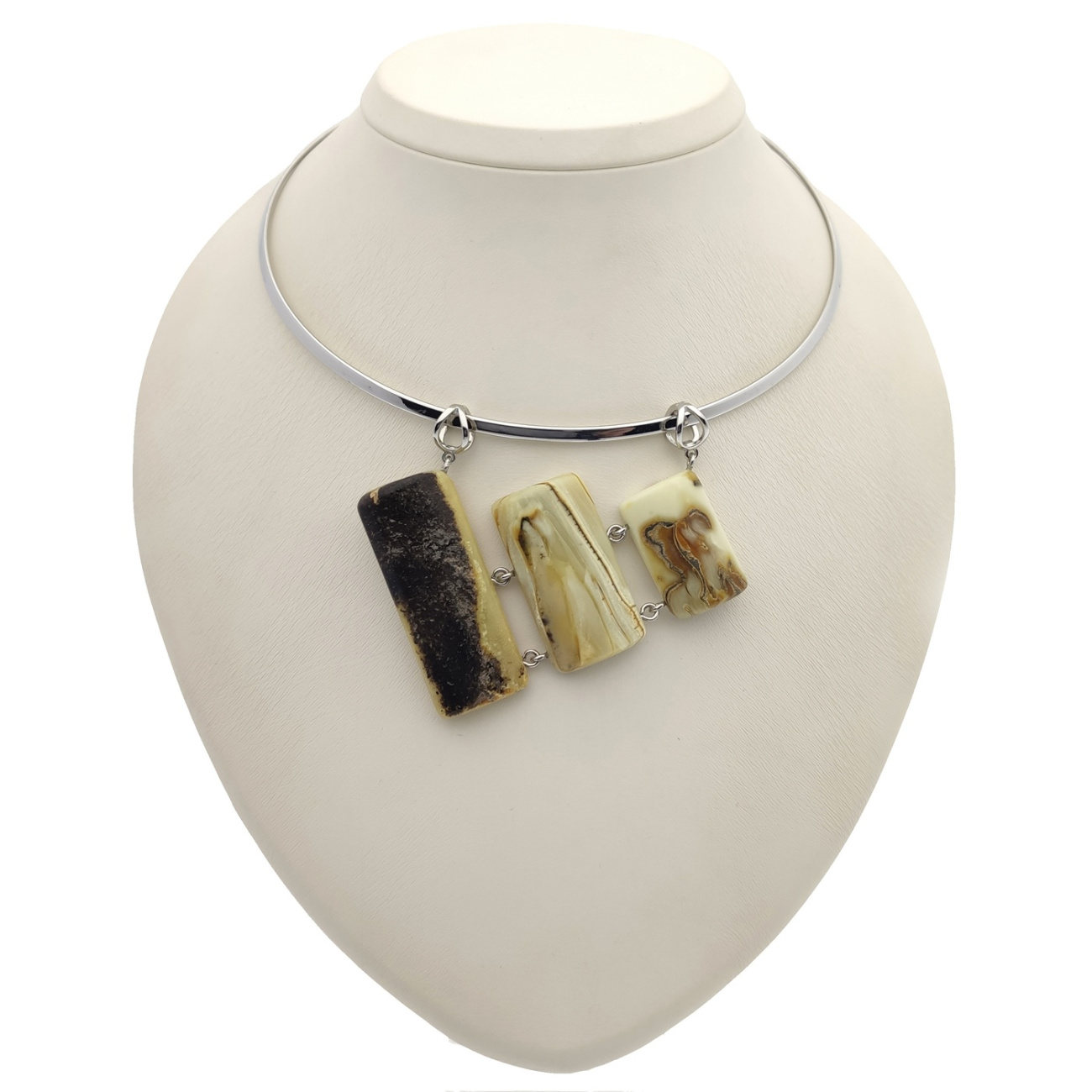 Колье авторское Янтарь а7506500044