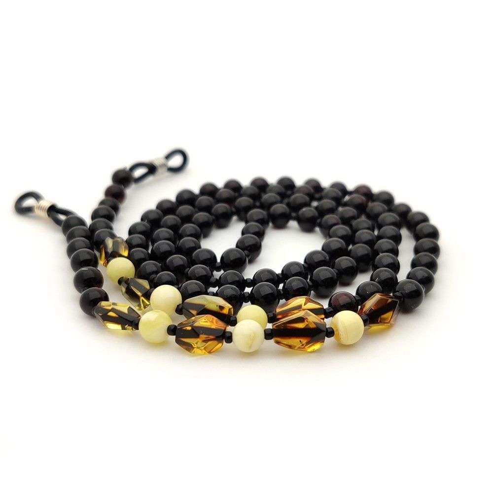 2,Шнурок для очков, янтарь