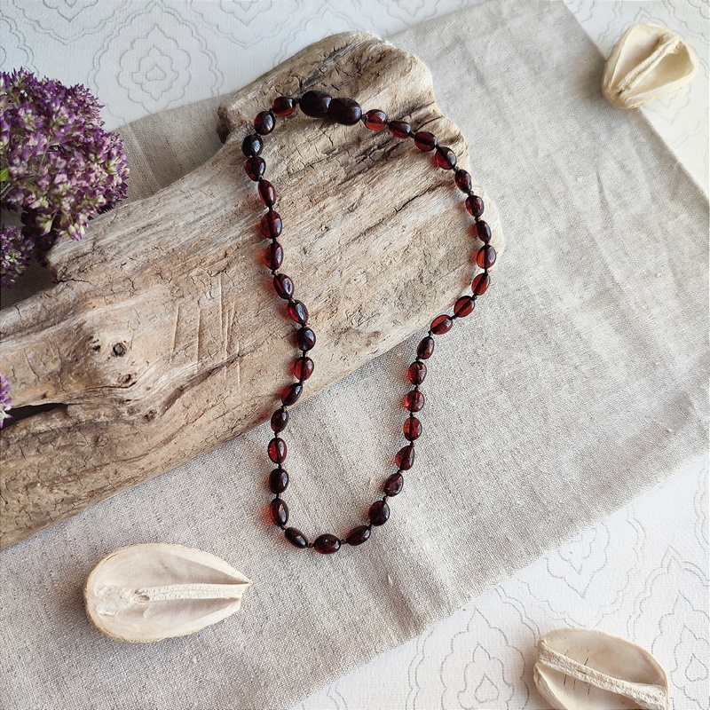 Бусы детские из янтаря 5003009935 (2)