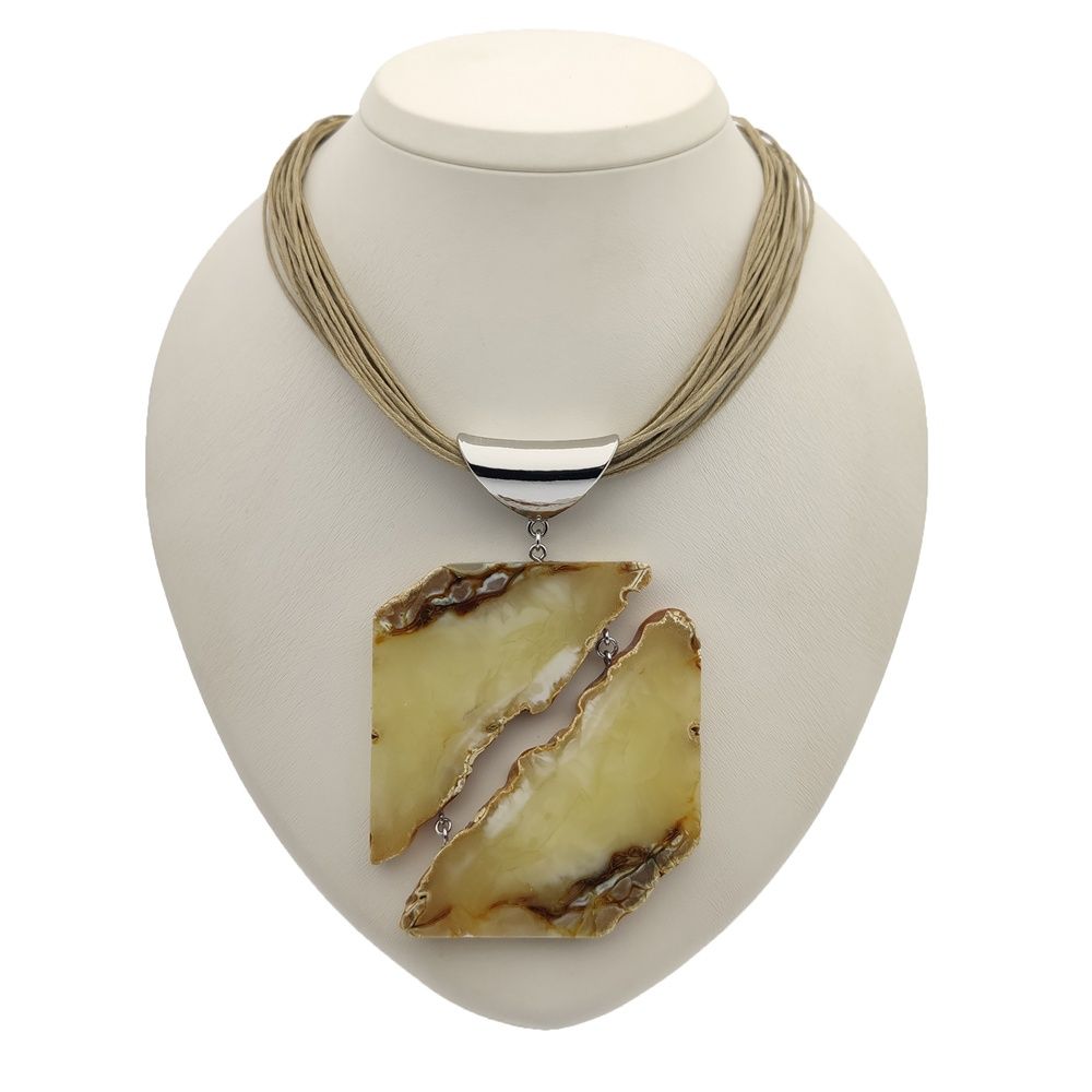 Колье авторское Янтарь