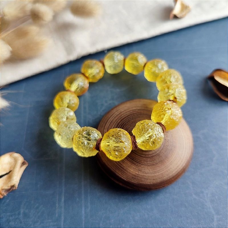 Браслет "Кусанка" янтарь