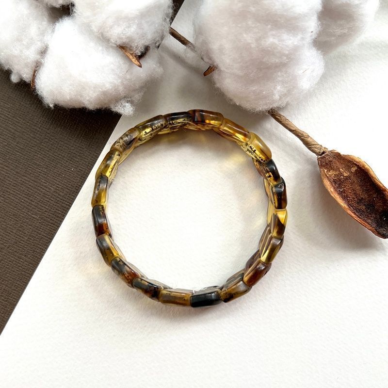 Браслет "Змейка" Янтарь