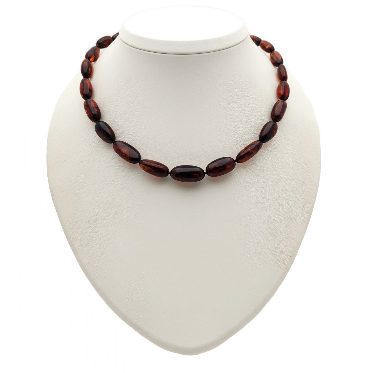 Бусы "Слива" из янтаря