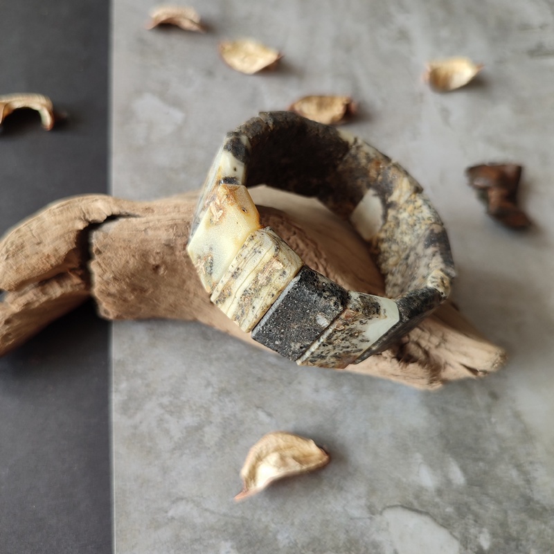 Браслет Мужской янтарь