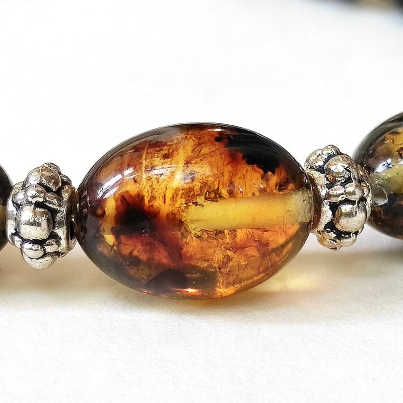 Браслет янтарь 3114214067-4