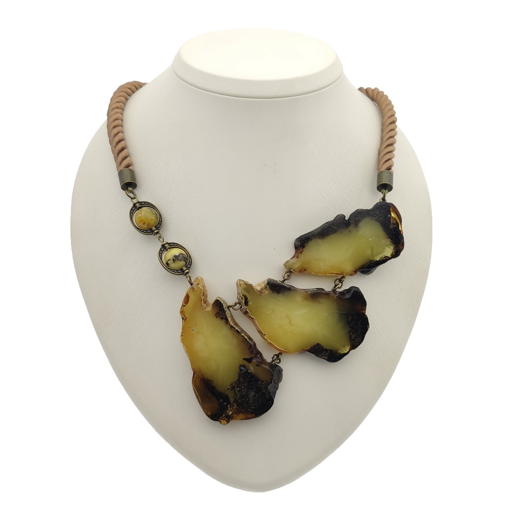 Колье авторское Янтарь а7506300055 (2)