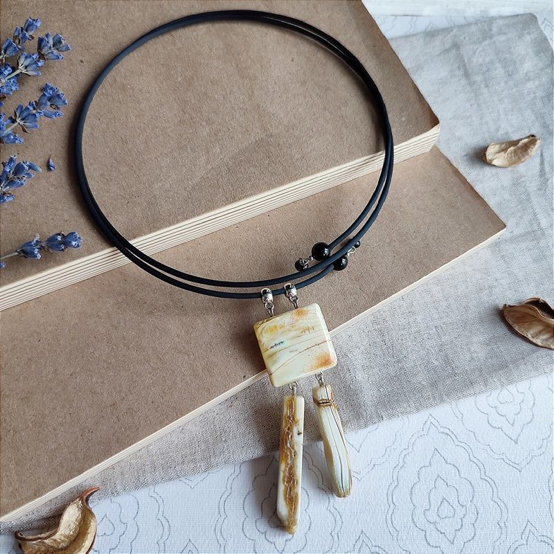 Колье "Хлоя" Янтарь