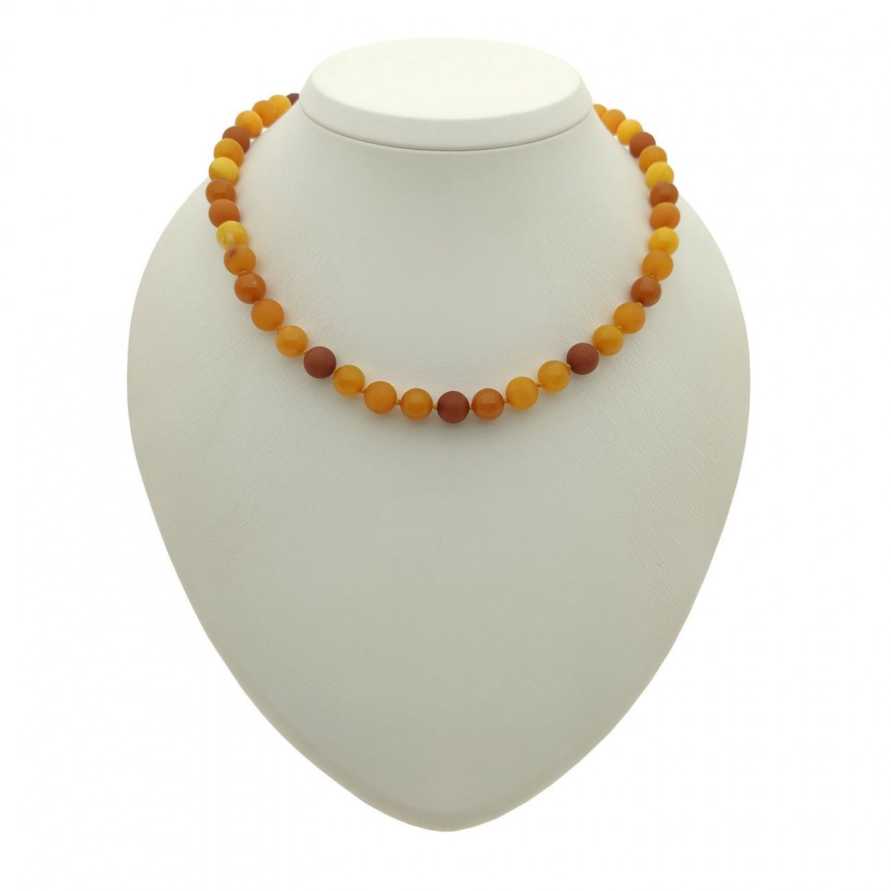 Бусы "Шар" из янтаря