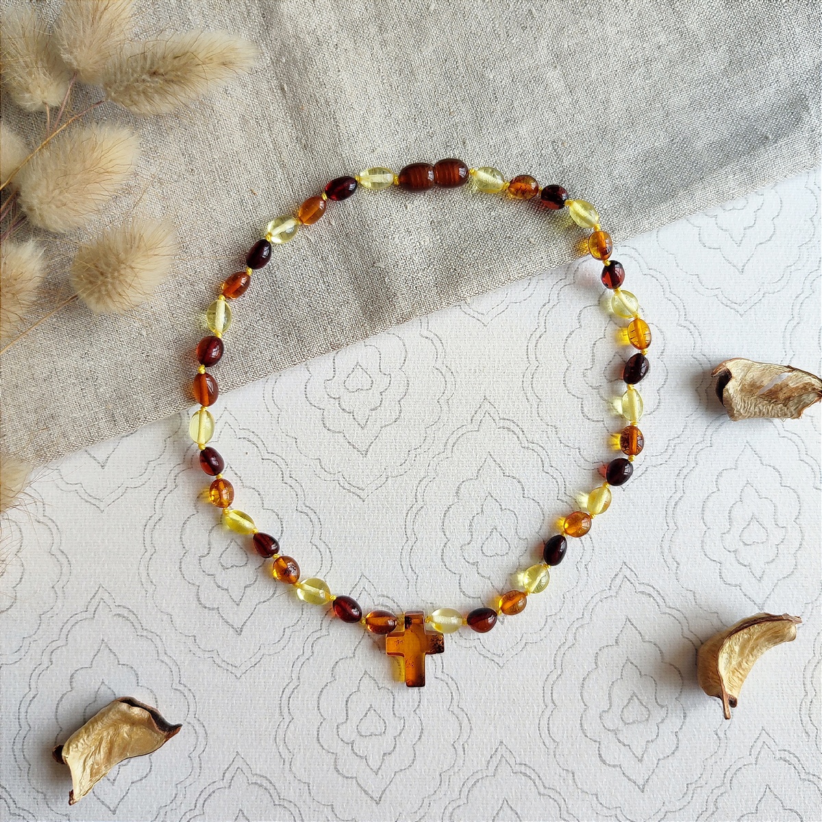Бусы детские из янтаря 5503029935 (4)