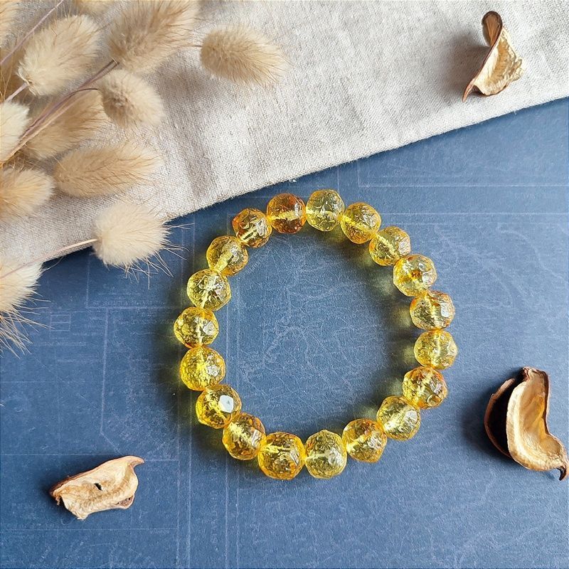 Браслет "Кусанка" янтарь