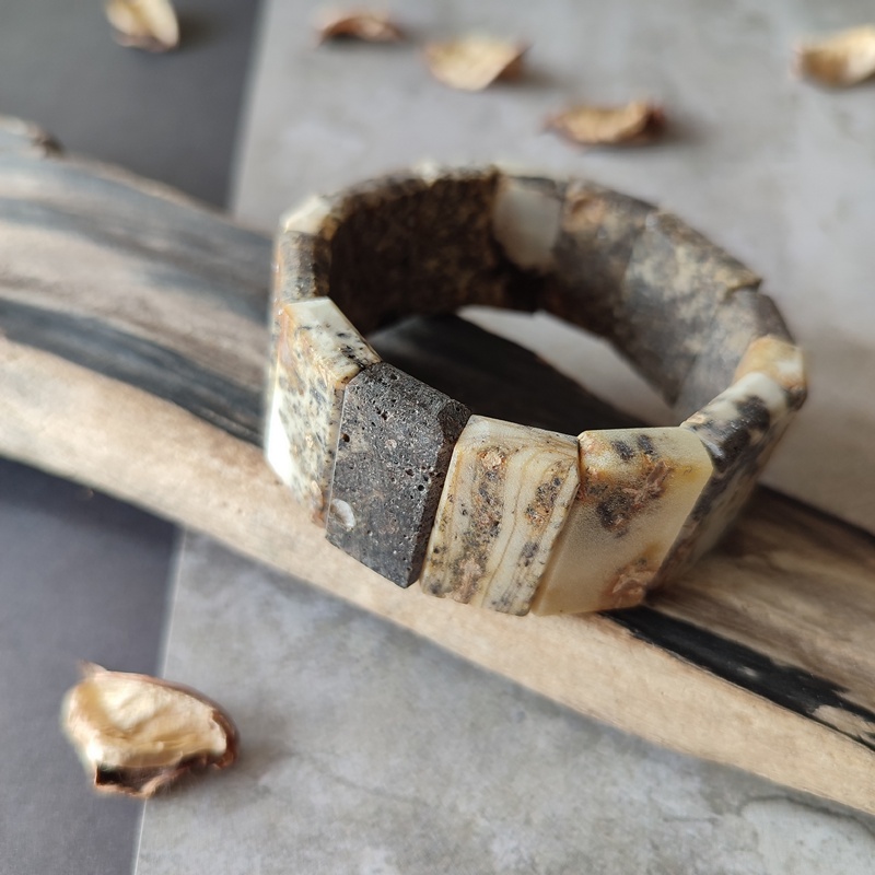 Браслет Мужской янтарь