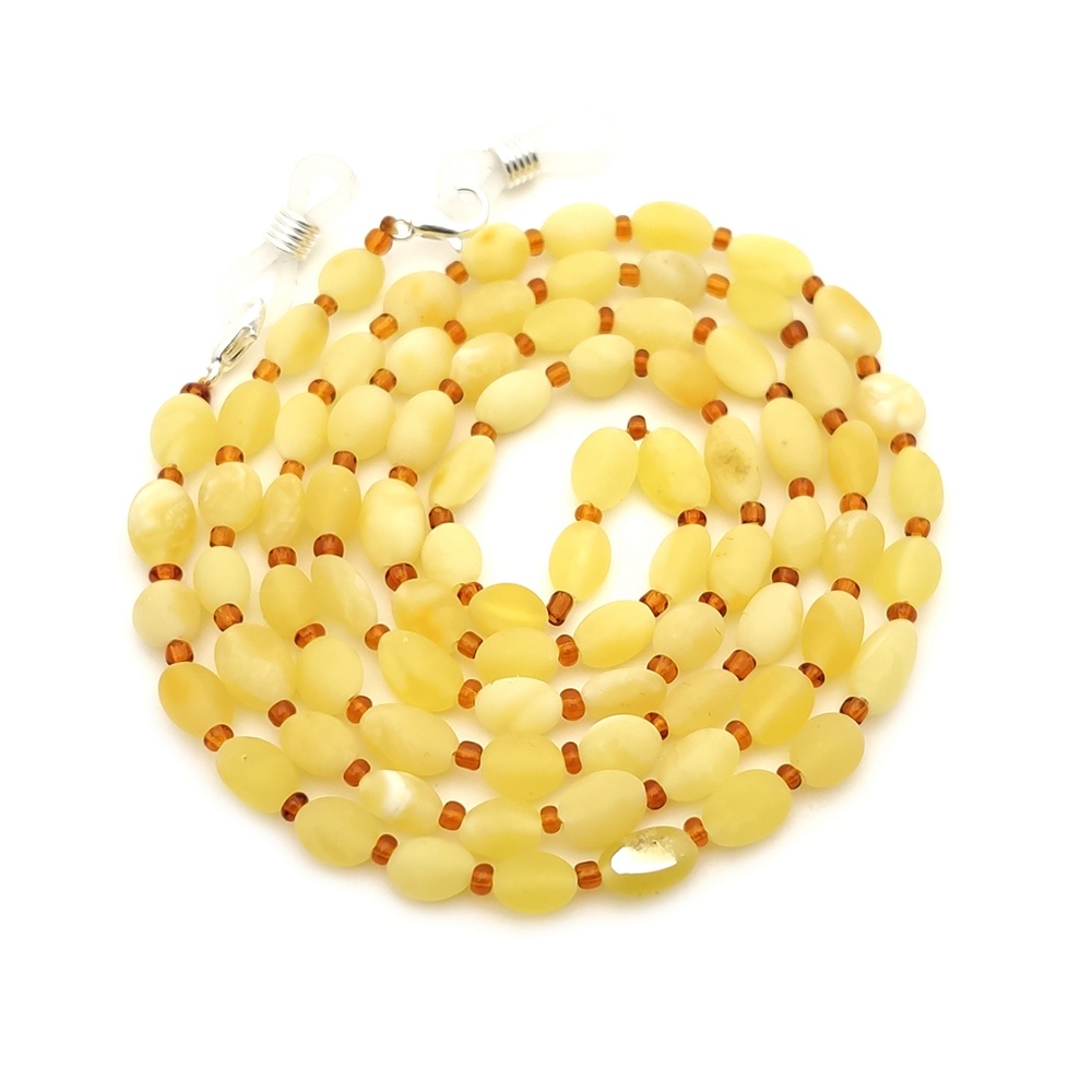 Шнурок для очков, янтарь