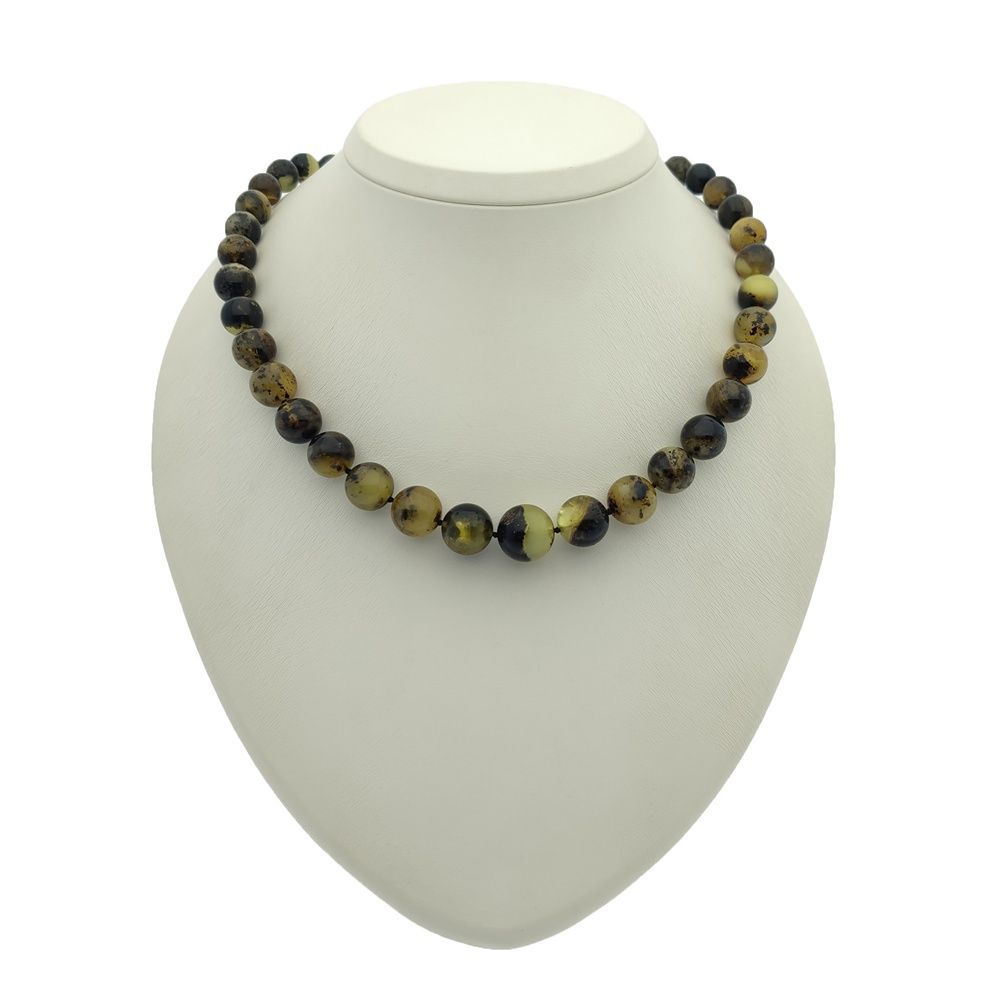 Бусы "Шар" из янтаря