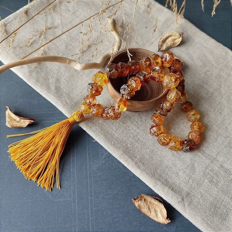 Четки мусульманские янтарь