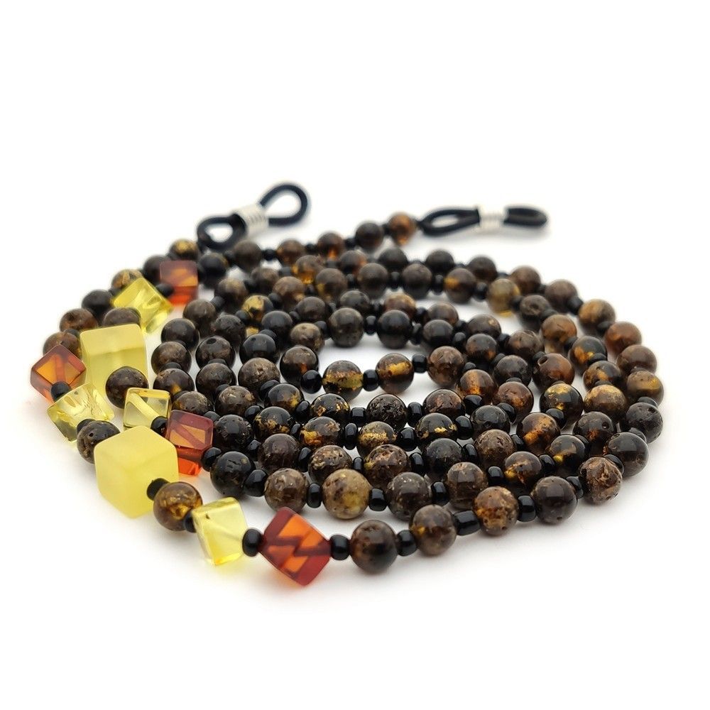 2,Шнурок для очков 5 в 1, янтарь