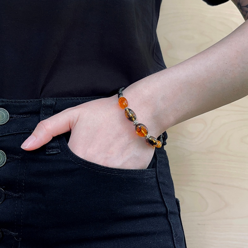 Браслет янтарь 3114214067-5