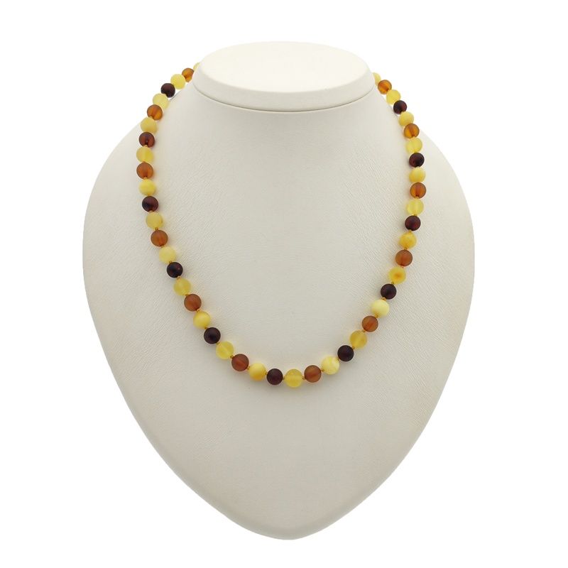 Бусы "Шар" из янтаря