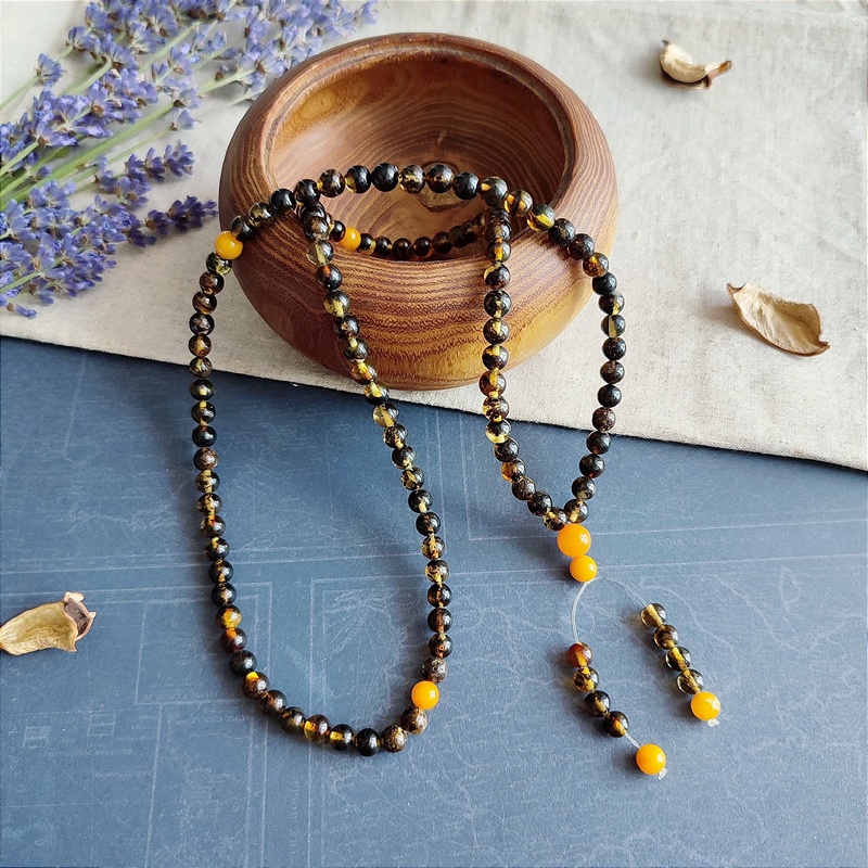 Четки буддийские, янтарь 9216100199 (5)