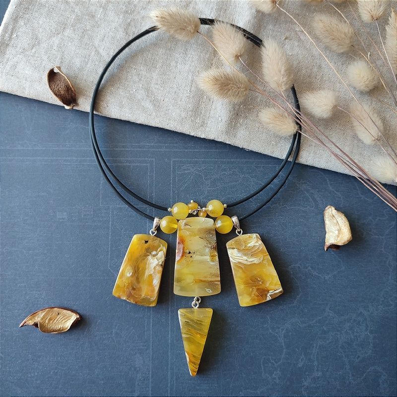 Колье "Хлоя" Янтарь
