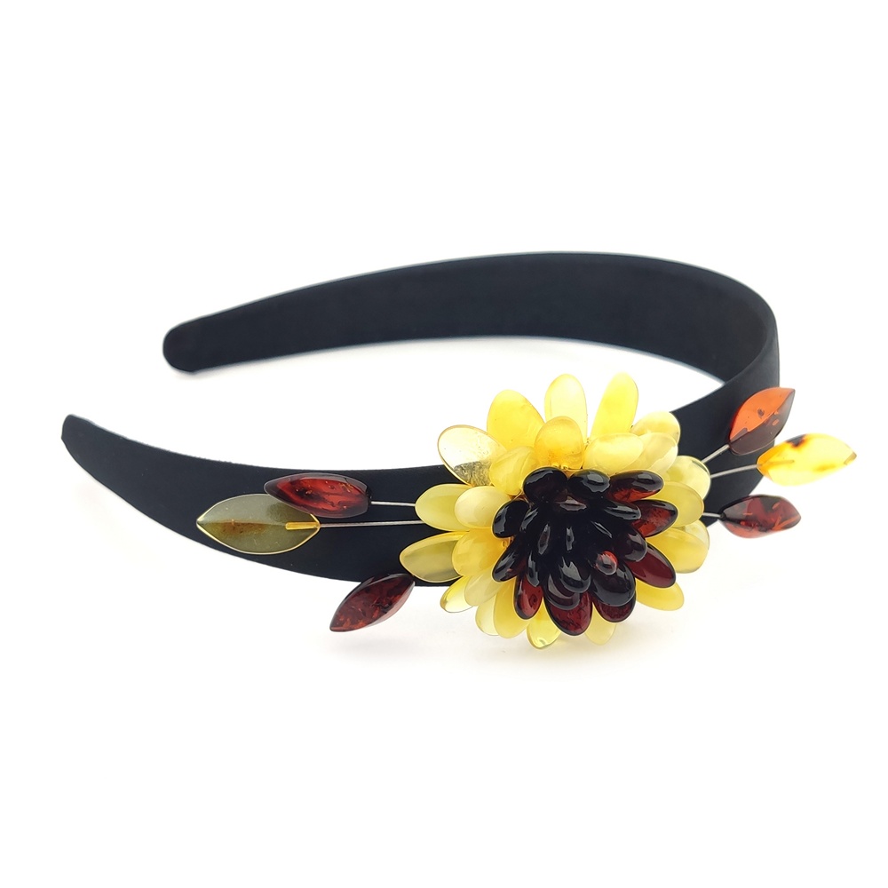 Ободок №1 для волос Янтарь