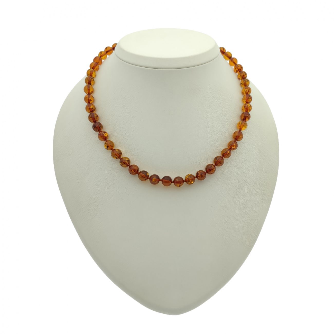 Бусы "Шар" из янтаря