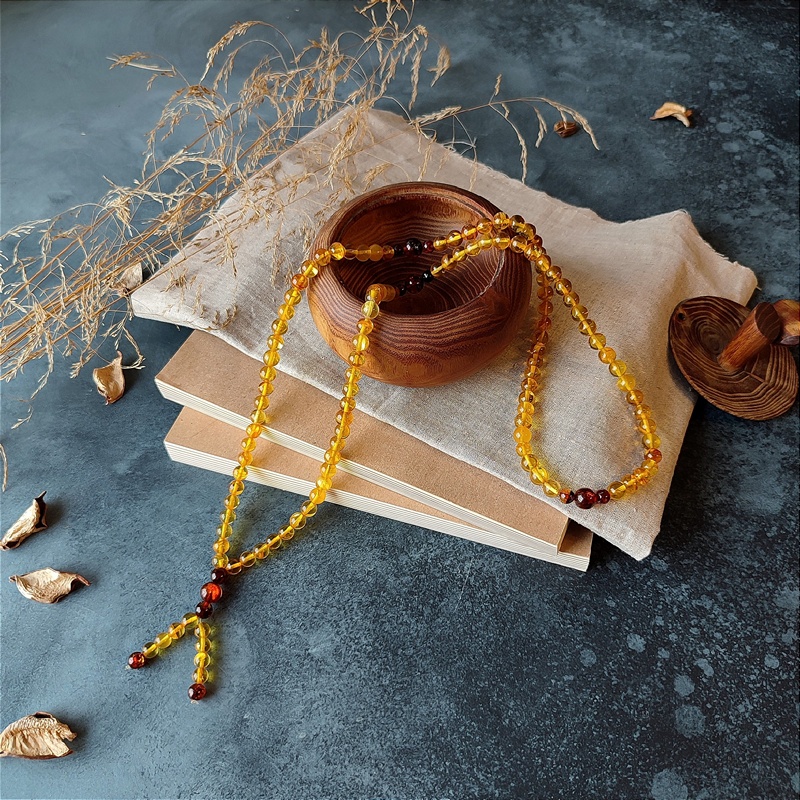 Четки будд. янтарь