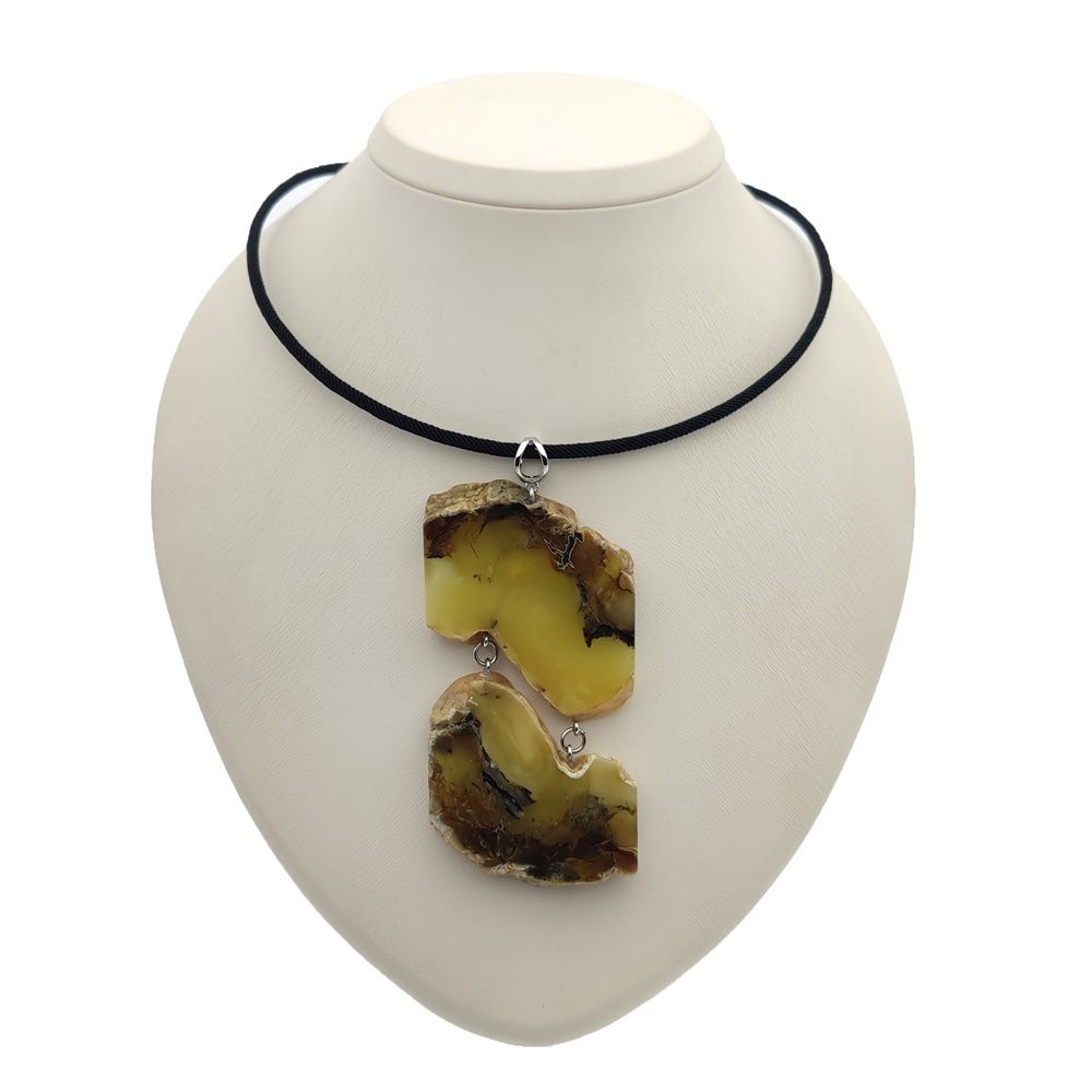 Колье авторское Янтарь