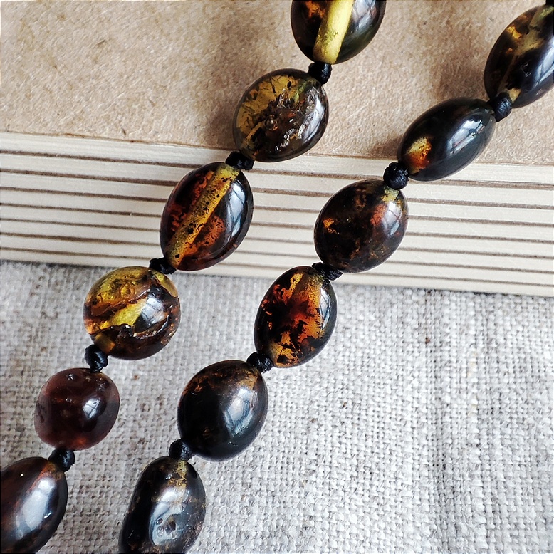 Бусы детские из янтаря 5213009935 (3)