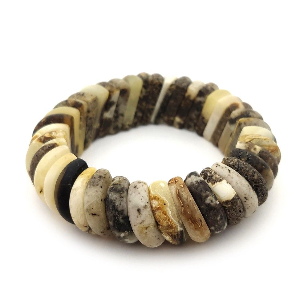 Браслет "Ель" янтарь