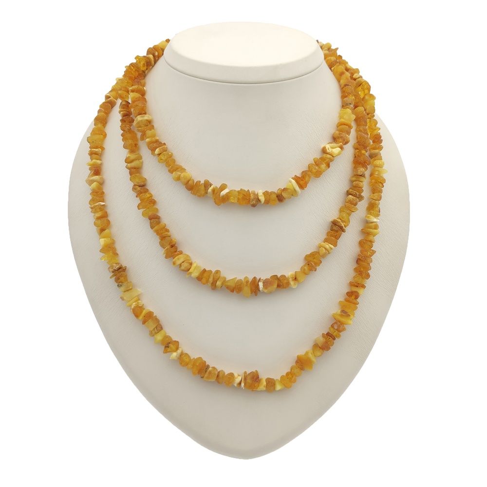 Бусы "Лечебка" из янтаря